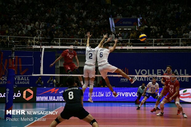 Iran vs Russia at VNL 2019