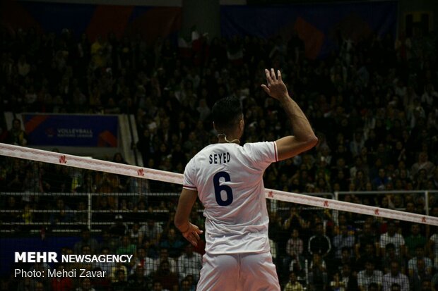 Iran vs Russia at VNL 2019