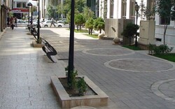 احداث پیاده راه در بلوار میرداماد منطقه سه