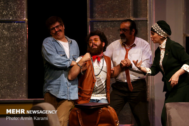 Carriere’s absurd comedy “Terrace” stages in Tehran