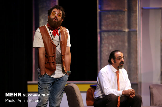 Carriere’s absurd comedy “Terrace” stages in Tehran