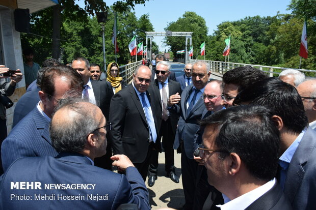 بازدید رئیس کل گمرک جمهوری آذربایجان از مرز و گمرک آستارا