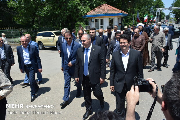 بازدید رئیس کل گمرک جمهوری آذربایجان از مرز و گمرک آستارا
