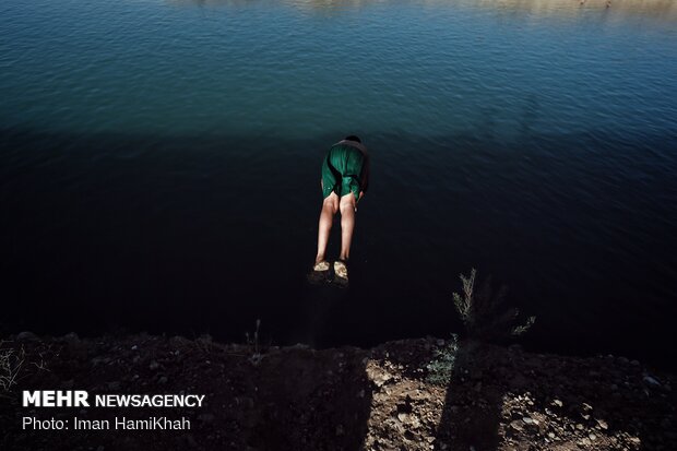 swimming in ponds 