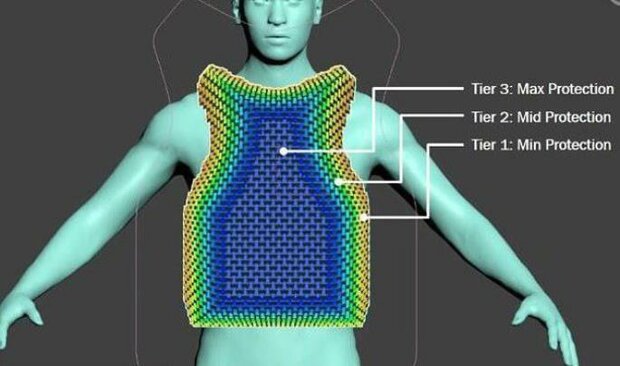لباس «مرد آهنین» با پرینتر سه بعدی ساخته شد