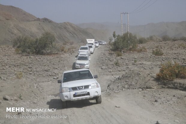 بالغ بر ۴۳۰ کیلومتر راه روستایی در شهرستان بشاگرد در حال اجرا است