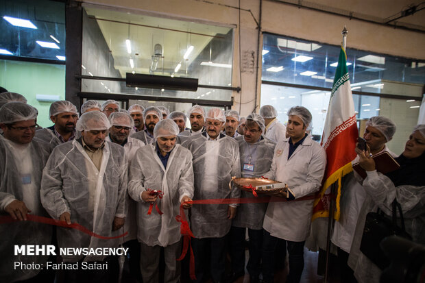 Vice President inaugurates a production unit in Qazvin