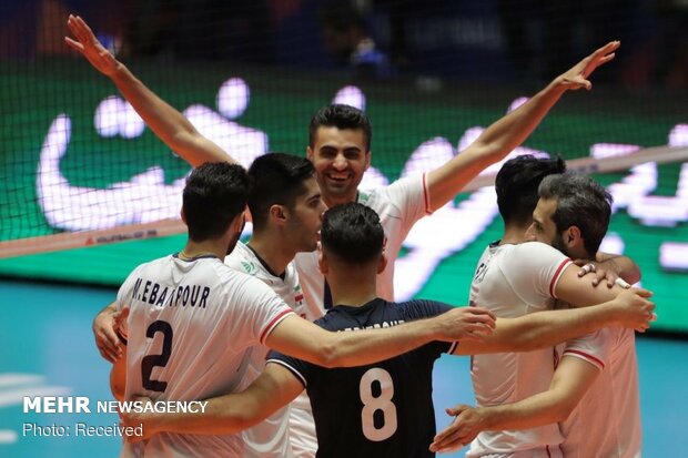 Iran vs Portugal at 2019 VNL Week 4