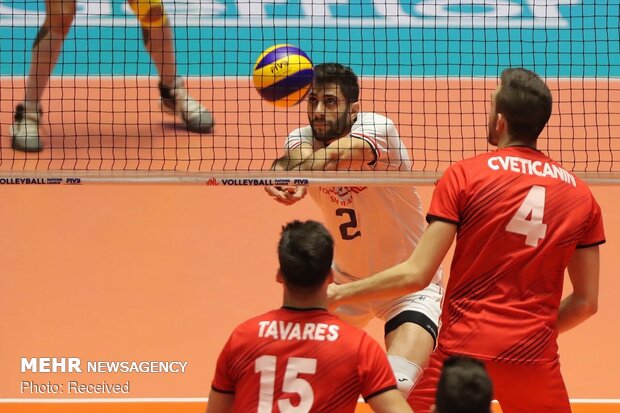 Iran vs Portugal at 2019 VNL Week 4