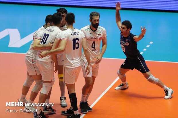 Iran vs Portugal at 2019 VNL Week 4