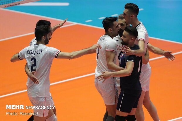 Iran vs Portugal at 2019 VNL Week 4