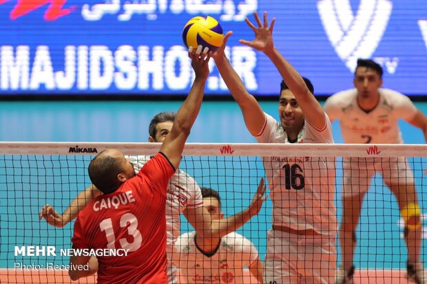 Iran vs Portugal at 2019 VNL Week 4