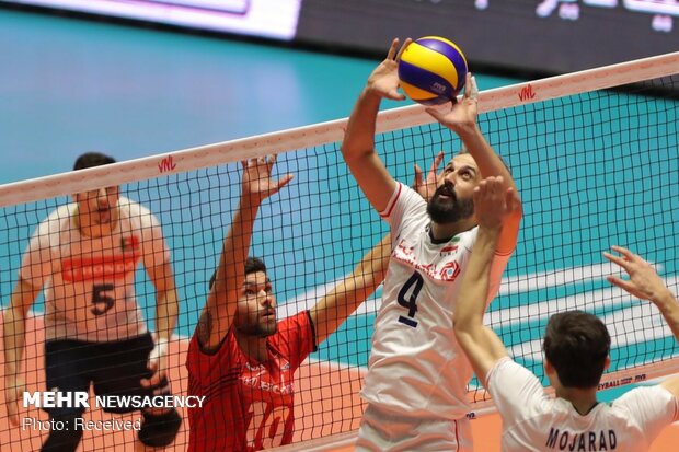 Iran vs Portugal at 2019 VNL Week 4