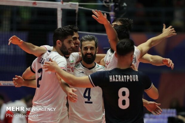 Iran vs Portugal at 2019 VNL Week 4