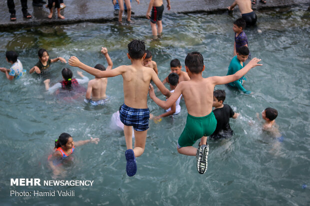 Swimming into Cheshmeh-Ali 