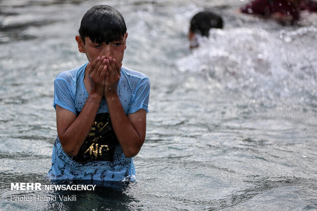 Swimming into Cheshmeh-Ali 