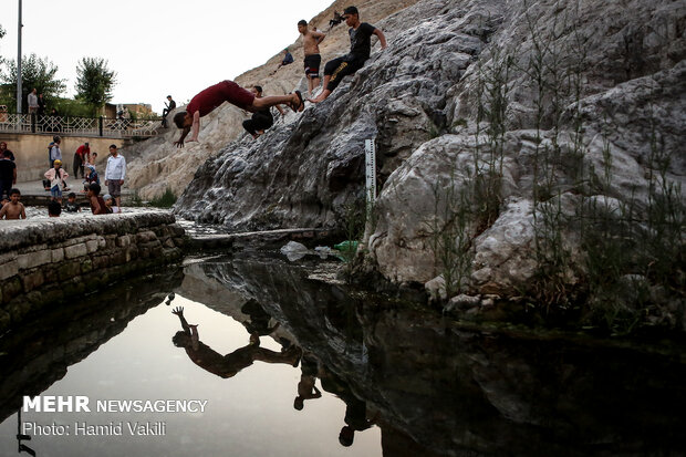 Swimming into Cheshmeh-Ali 