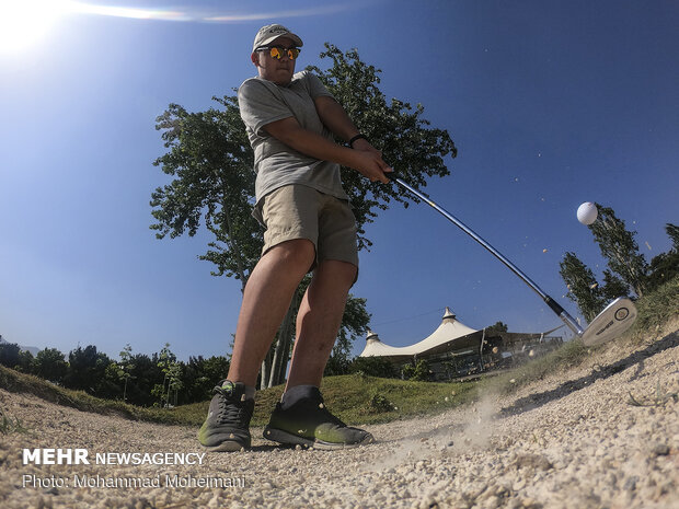 Iranian cadet national golf team training