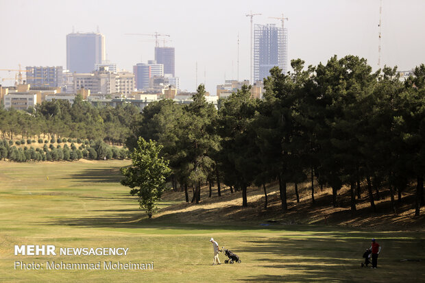 Iranian cadet national golf team training