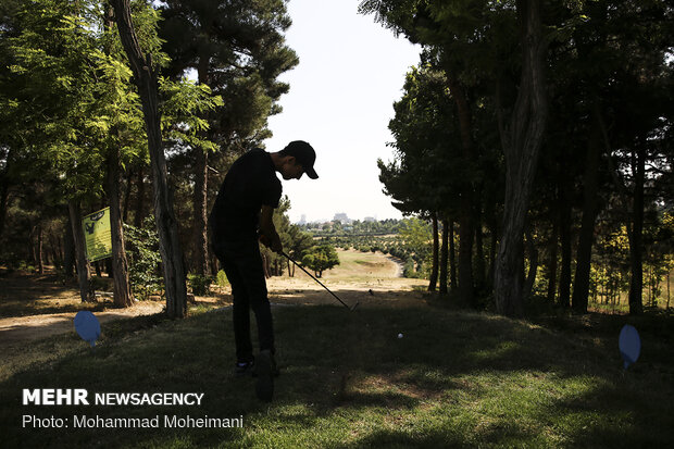 Iranian cadet national golf team training