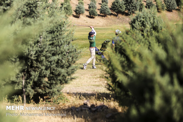 Iranian cadet national golf team training