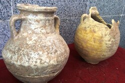 حبیبیان: ۴ قلم کوزه سفالی در حین پایش تپه انذر طارم کشف شد