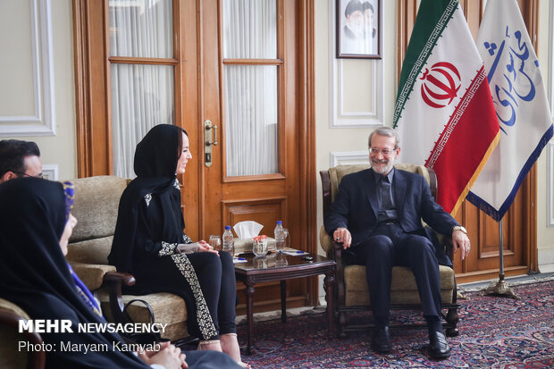 Parl. speaker Larijani meets with IPU president