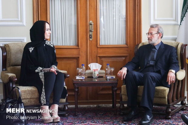 Parl. speaker Larijani meets with IPU president