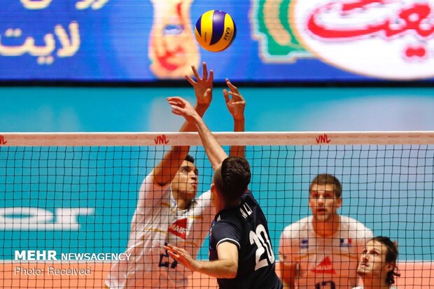 Iran vs France at 2019 men’s VNL