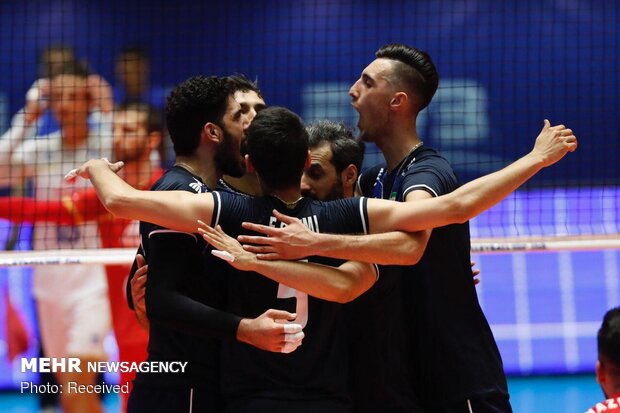 Iran vs France at 2019 men’s VNL