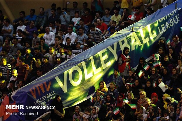 Iran vs France at 2019 men’s VNL