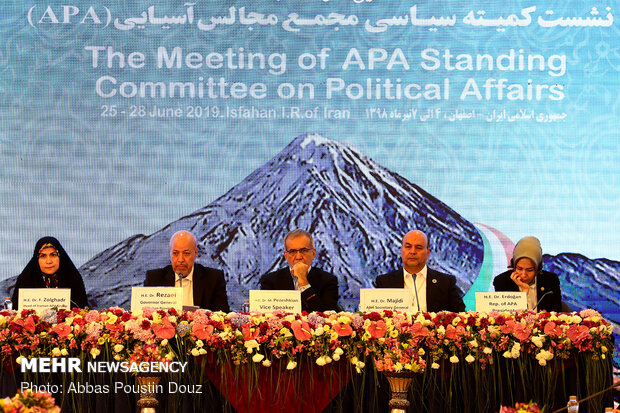 Meeting of APA Standing Committee on Political Affairs in Isfahan