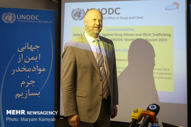 UNODC representative in Iran holds news conference
