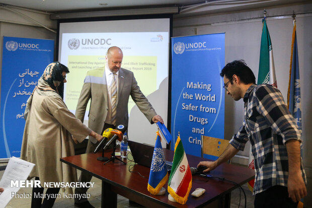 UNODC representative in Iran holds news conference