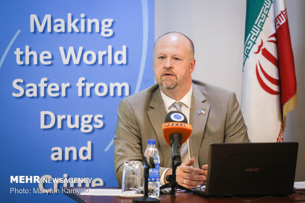 UNODC representative in Iran holds news conference