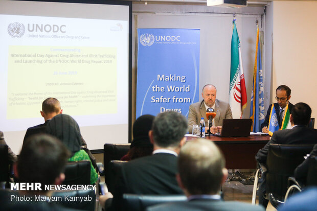 UNODC representative in Iran holds news conference