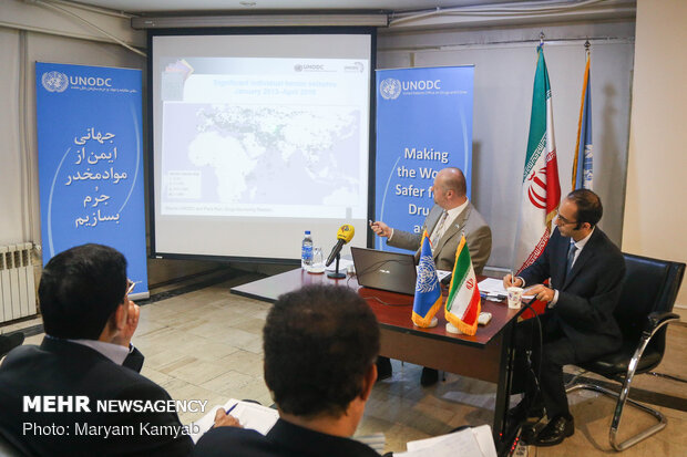 UNODC representative in Iran holds news conference