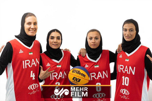 لحظاتی از دیدار بسکتبال بانوان ایران و مغولستان