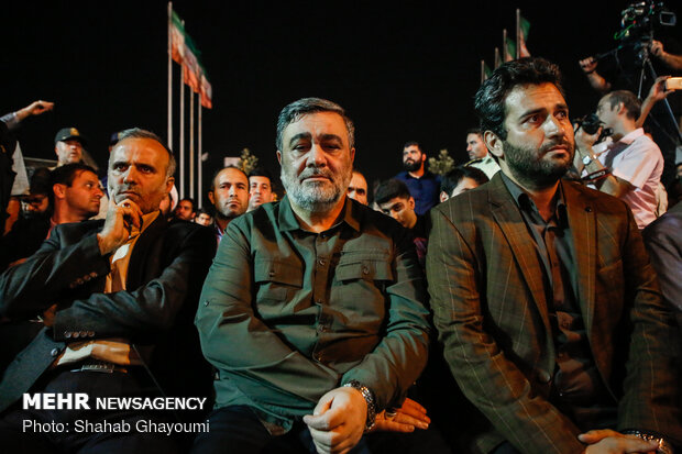 مراسم وداع با پیکر‌های مطهر150 شهید تازه‌تفحص‌شده دوران دفاع مقدس