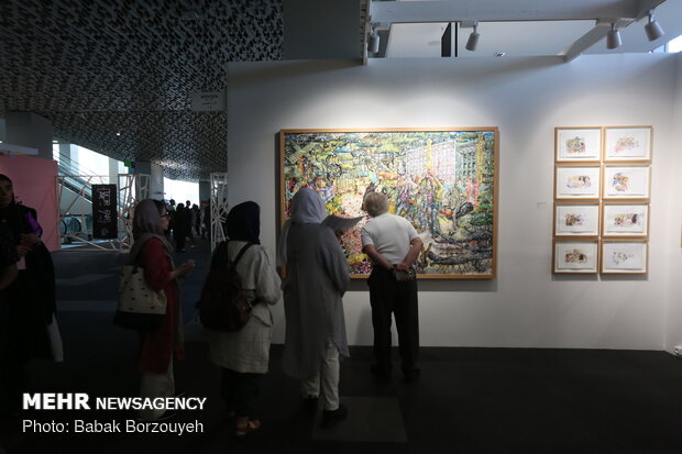 2nd Teer Art Art Fair underway in Tehran
