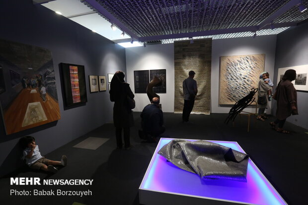 2nd Teer Art Art Fair underway in Tehran
