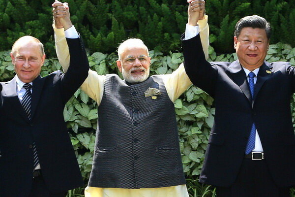 چین، روس اور ہندوستانی سربراہان کا سہ فریقی اجلاس