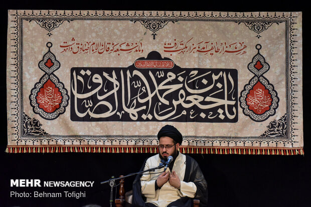 امام زادہ قاضی الصابر میں حضرت امام صادق (ع) کی شہادت کی مناسبت سے عزاداری