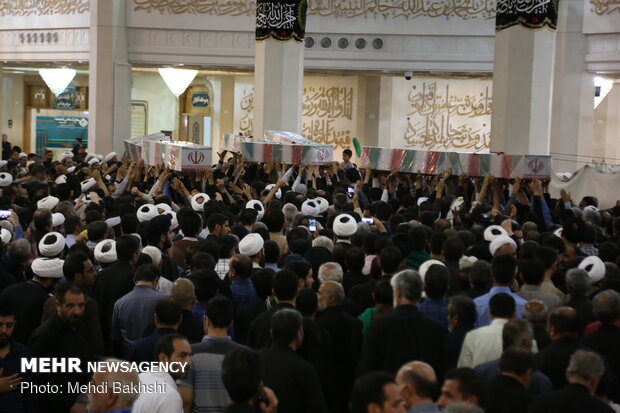 Several anonymous martyrs laid to rest in Qom, Birjand