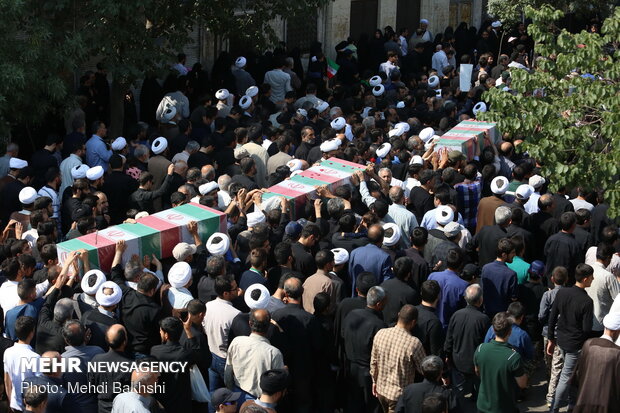 Several anonymous martyrs laid to rest in Qom, Birjand