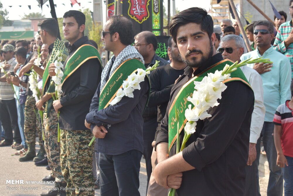 خبرگزاری مهر | اخبار ایران و جهان | Mehr News Agency - مراسم تشییع و تدفین  دو شهید گمنام در شهر تیرور