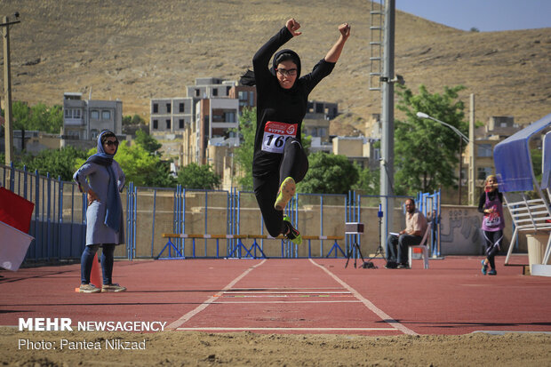 المنافسات الوطنية لالعاب القوى للفتايات في ايران