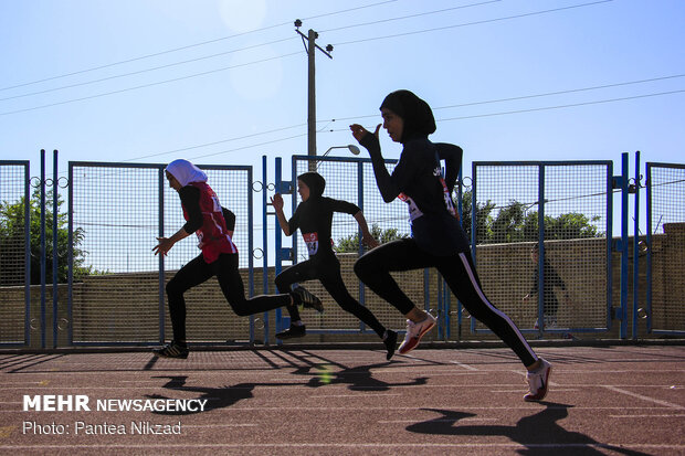 المنافسات الوطنية لالعاب القوى للفتايات في ايران