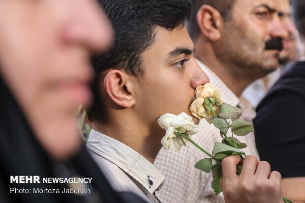آیین استقبال از کاروان خدام حرم مطهر رضوی در اهواز