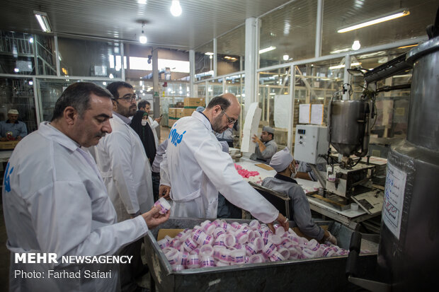 بازدید جمعی از مدیران خبرگزاری مهر از کارخانه فیروز